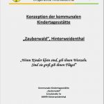 Kündigung Betreuungsvertrag Vorlage Großartig Kita "zauberwald"