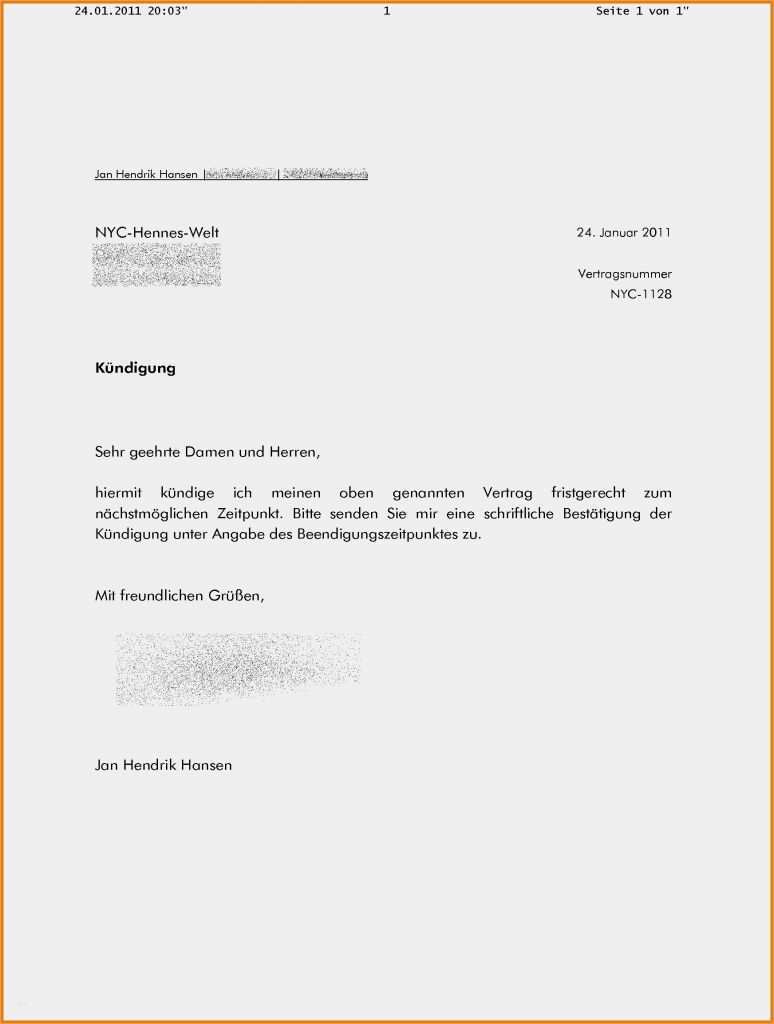 Kündigung Fitnessstudio Vorlage Kostenlos Wunderbar Vorlage Kündigung Fitnessstudio Kostenlos Kündigung