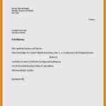 Kündigung Für Arbeitgeber Vorlage Schön Vorlage Kündigung Arbeitnehmer Genial 5 Kündigung