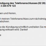 Kündigung Internet Vorlage Einzigartig Kündigung Telefon Fice Lernen