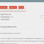 Kündigung Konto Vorlage Erstaunlich Stayfriends Kündigung Vorlage Download Chip