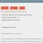 Kündigung Kreditkarte Vorlage Best Of American Express Kündigung Vorlage Download Chip