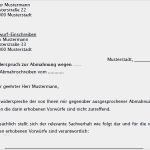 Kündigung Mandat Rechtsanwalt Vorlage Fabelhaft Widerspruch Abmahnung Mietverhältnis Musterschreiben