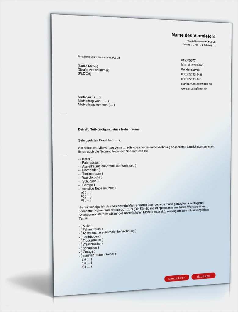 Kündigung Mietvertrag Vermieter Vorlage Kostenlos Erstaunlich Kündigung Mietvertrag Vermieter Vorlage