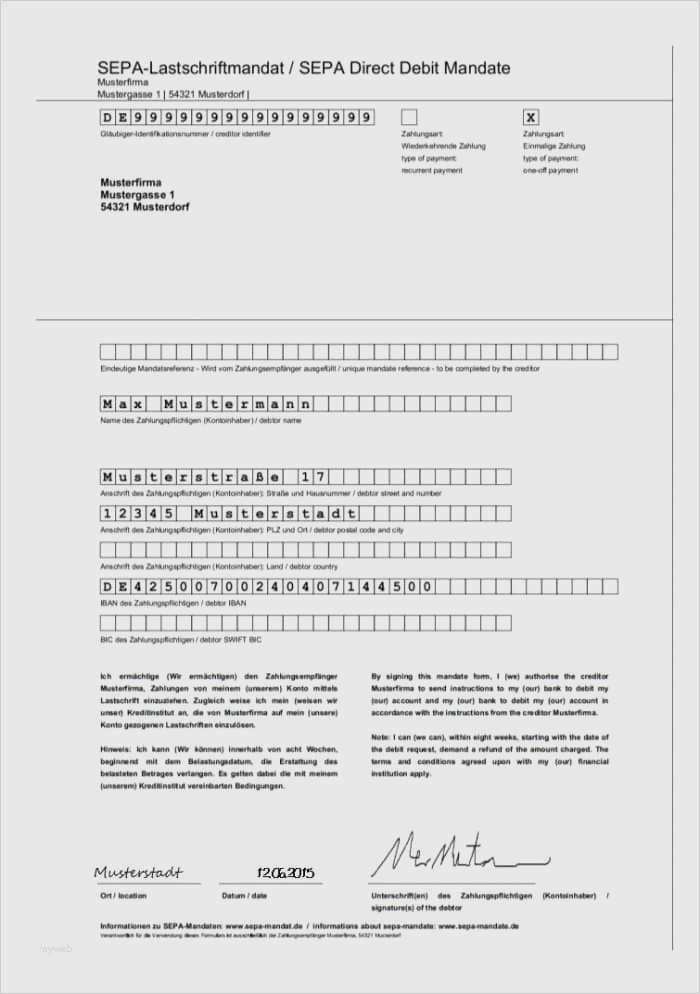 Kündigung Sepa Lastschriftmandat Vorlage Luxus Sepa Lastschriftmandat Vorlage Schön Das Sepa Mandat