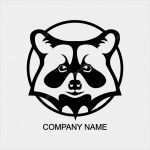 Kündigung Sportverein Kind Vorlage Erstaunlich Waschbär Kopf Logo — Stockvektor © Korniakovstock Gmail