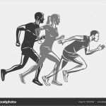 Kündigung Sportverein Kind Vorlage Fabelhaft Satz Von Läufern Silhouetten Logo Für Unternehmen Sport