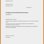 Kündigung Vorlage Mietvertrag Word Schön 15 Kündigung Muster Wohnung