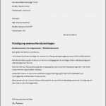 Kündigungsfrist Wohnung Vorlage Schönste Muster Kündigung Kostenlose Vorlagen Ratgeber