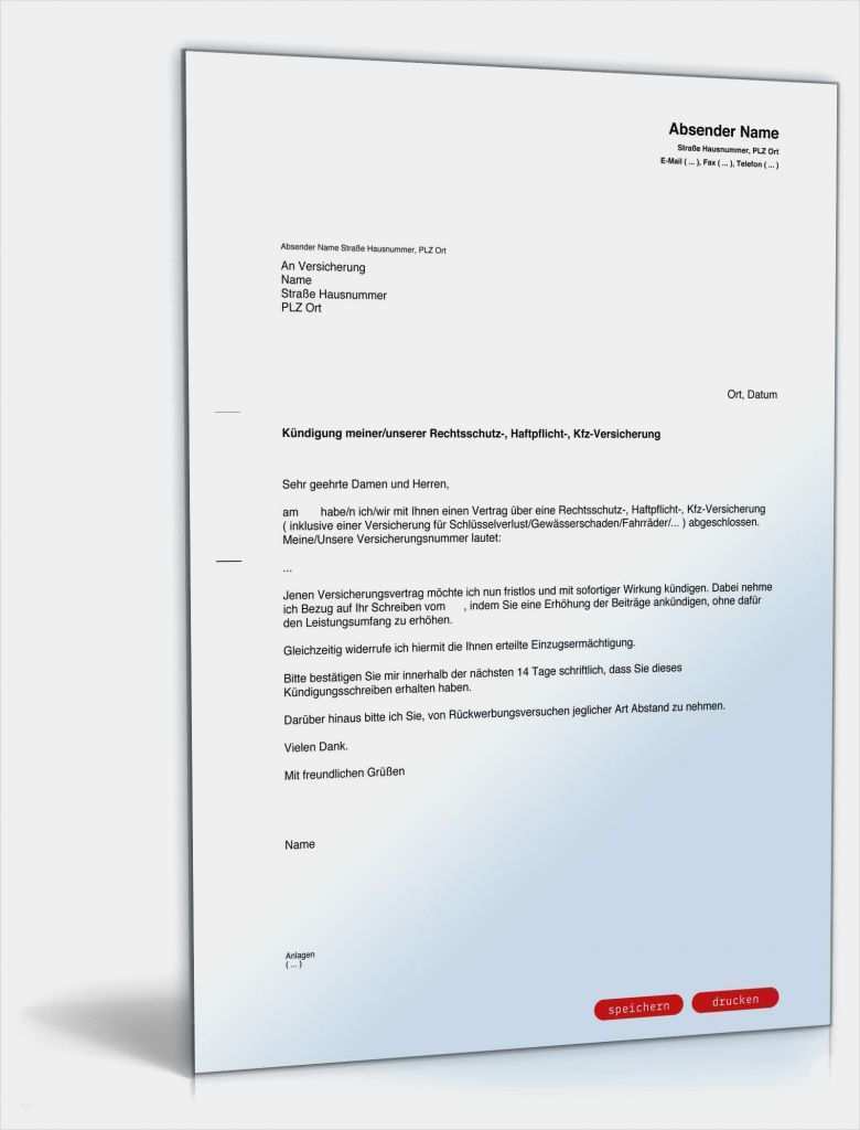 Kündigungsschreiben Vorlage Pdf Fabelhaft Außerordentliche Kündigung Versicherung