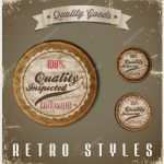 Label Vorlagen Erstaunlich Vintage Etiketten Vorlagen Retro Logo Design
