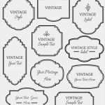 Label Vorlagen Genial Vintage Label Outline Vintage Label