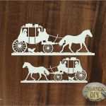 Laser Cut Vorlagen Hübsch Laser Cut Chipboard &quot;stagecoach&quot; by Siberiandiycraftsart