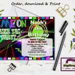 Laser Vorlagen Kostenlos Elegant Einladung Lasertag Ausdrucken