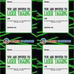 Laser Vorlagen Kostenlos Schönste Einladung Kindergeburtstag Lasertag