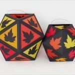 Laternen Basteln Vorlagen Dinosaurier Genial Laternen Mit Herbstblättern In Zwei Größen