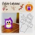 Laternen Basteln Vorlagen Dinosaurier Süß Eulen Laterne … Laternen Firolillas