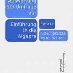 Latex Dokument Vorlage Wunderbar Einführung In Algebra Umfrage Auswertung