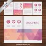 Layout Broschüre Vorlagen Gut Broschüre Design Mit Dreiecken
