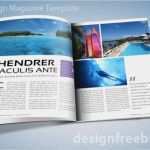 Layout Vorlagen Indesign Wunderbar Free Adobe Indesign Magazine Template