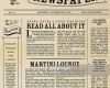 Layout Zeitung Vorlage Einzigartig Vintage Newspaper Layout Design Template Vector Art