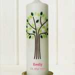 Lebensbaum Taufe Vorlage Schönste Kerzenfräulein Neue Taufkerze Lebensbaum Apfelblüte