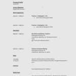 Lebenslauf Auf Englisch Vorlage Best Of 20 Lebenslauf Englisch Vorlage