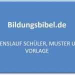 Lebenslauf Für Schüler Vorlage Word Fabelhaft Lebenslauf Schüler Muster Vorlage Und Beispiel