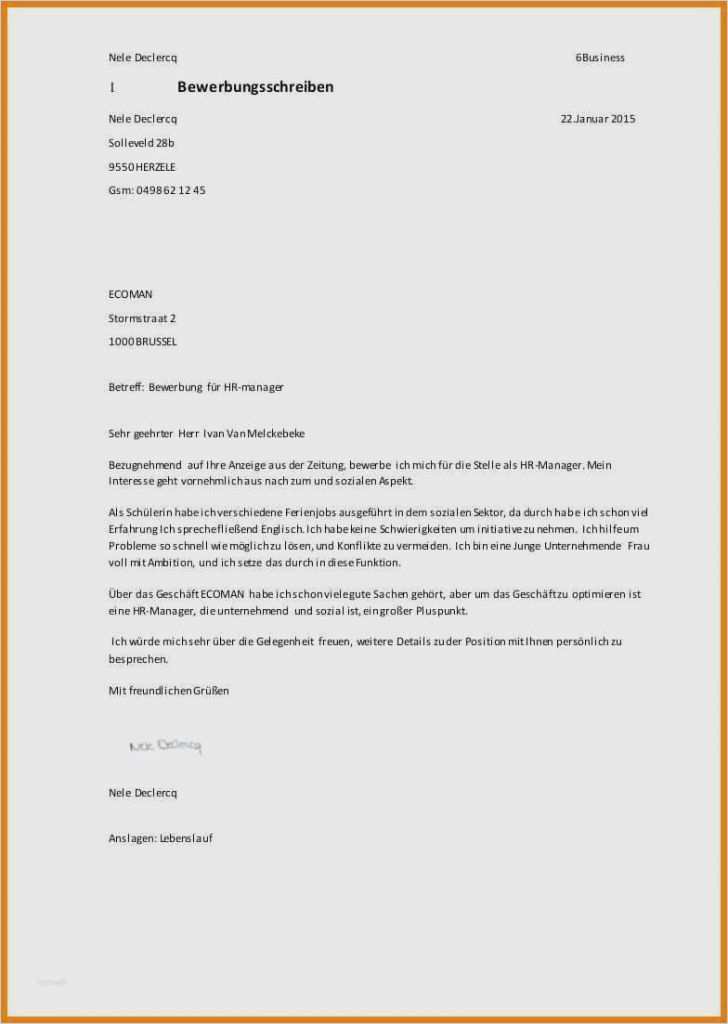 Lebenslauf Manager Vorlage Süß Bewerbung Hr Manager by Gro 223 Z 252 Gig Sammlungen