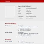 Lebenslauf Muster Vorlage Kostenlos Angenehm Vorlage Rot Tabellarischer Lebenslauf