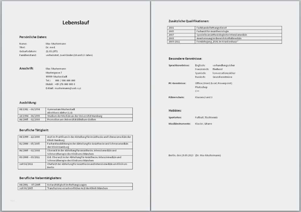 Lebenslauf Ohne Foto Vorlage Inspiration Tabellarischer Lebenslauf Muster Aufbau Word Vorlage