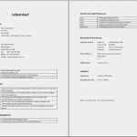 Lebenslauf Ohne Foto Vorlage Inspiration Tabellarischer Lebenslauf Muster Aufbau Word Vorlage