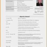 Lebenslauf Studium Vorlage Wunderbar Besondere Tabellarischer Lebenslauf Muster Tabellarischer