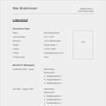 Lebenslauf Tabellarisch Word Vorlage Cool Vorlage 1 Tabellarischer Lebenslauf