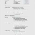 Lebenslauf Tabellarisch Word Vorlage Einzigartig Kostenlose Lebenslauf Muster Und Vorlagen Für Deine