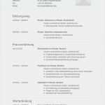Lebenslauf Vorlage 2018 Kostenlos Wunderbar Kostenlose Lebenslauf Muster Und Vorlagen Für Deine