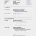 Lebenslauf Vorlage 2018 Kostenlos Wunderbar Kostenlose Lebenslauf Muster Und Vorlagen Für Deine