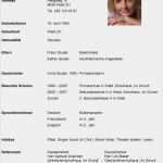Lebenslauf Vorlage Deutsch Luxus Pin Vorlage Lebenslauf Tabellarischer Praktikumsbewerbung
