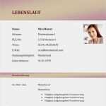 Lebenslauf Vorlage Frau Mit Kind Inspiration Lebenslaufvorlage Tabellarisch Klassisch