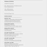 Lebenslauf Vorlage Free Erstaunlich 14 Free Muster Projektliste Lebenslauf Interview
