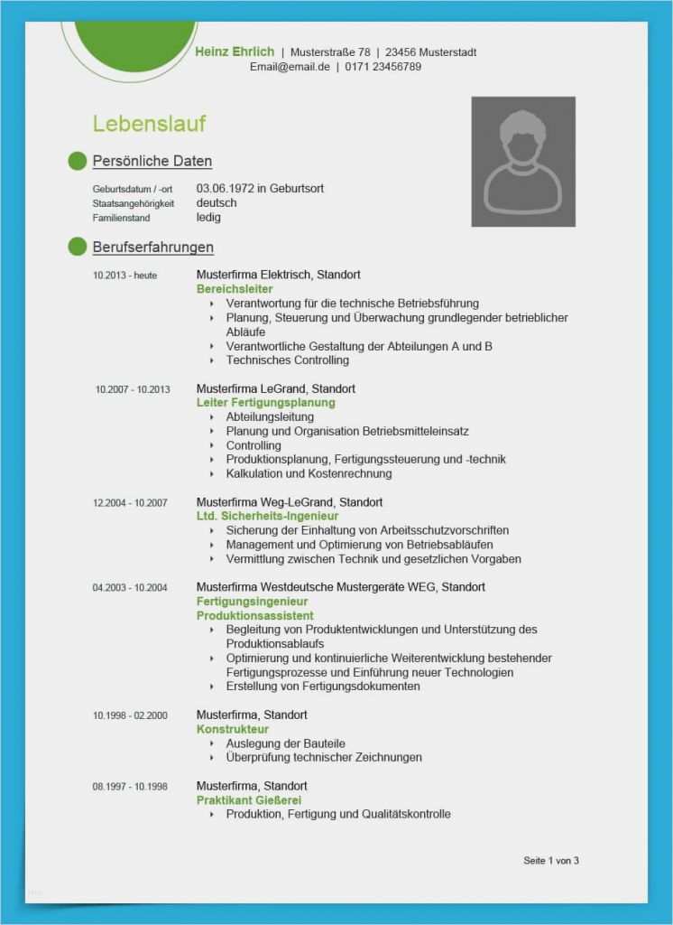 Lebenslauf Vorlage Ingenieur Elegant Lebenslauf Beispiele Für Perfekte Bewerbung