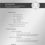 Lebenslauf Vorlage Kostenlos Xing Gut Bewerbungsvorlage 2016 Bewerbung