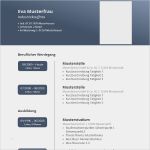 Lebenslauf Vorlage Modern Inspiration Blauer Farbverlauf Tabellarischer Lebenslauf