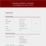 Lebenslauf Vorlage Online Ausfüllen Großartig Vorlage 22 Tabellarischer Lebenslauf