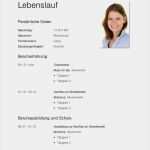 Lebenslauf Vorlage Online Best Of Hervorragend Tabellarischer Lebenslauf Für Line
