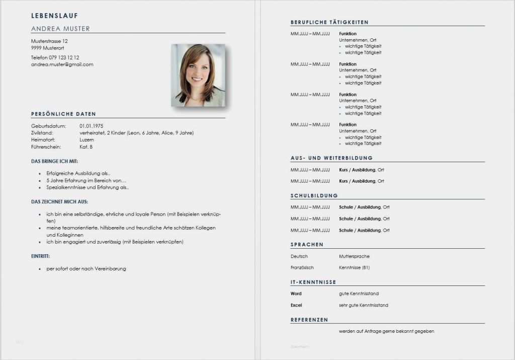 Lebenslauf Vorlage Word Kostenlos Download Fabelhaft Vorlage Lebenslauf Tabellarischer Lebenslauf Schweiz