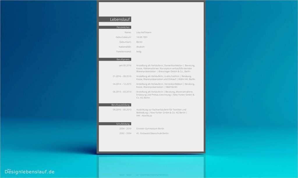Lebenslauf Vorlage Word Schüler Gut Initiativbewerbung Vorlage In Word Zum Herunterladen