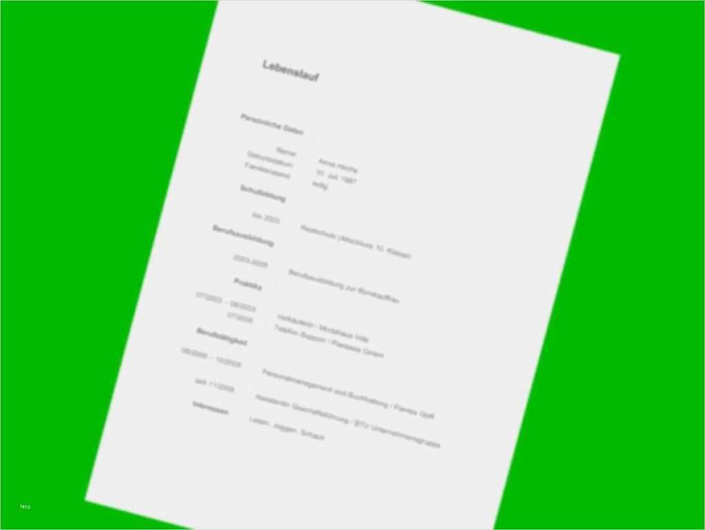 Lebenslauf Vorlage Zum Ausfüllen Einzigartig 14 Vorlagen Tabellarischer Lebenslauf Schüler Vorlage Zum