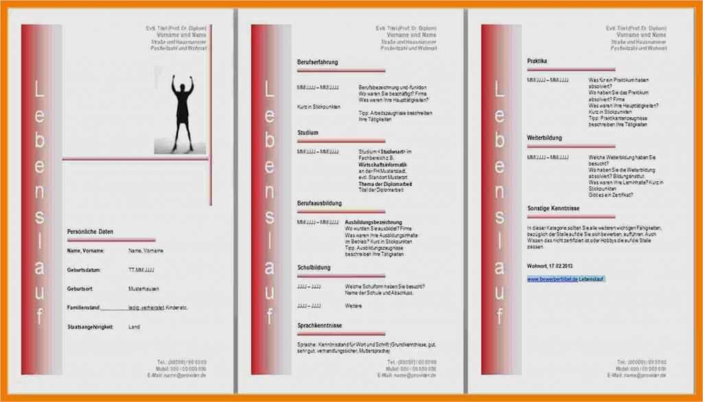 Lebenslauf Vorlagen Download Gratis Genial 8 Lebenslauf Vorlage Word