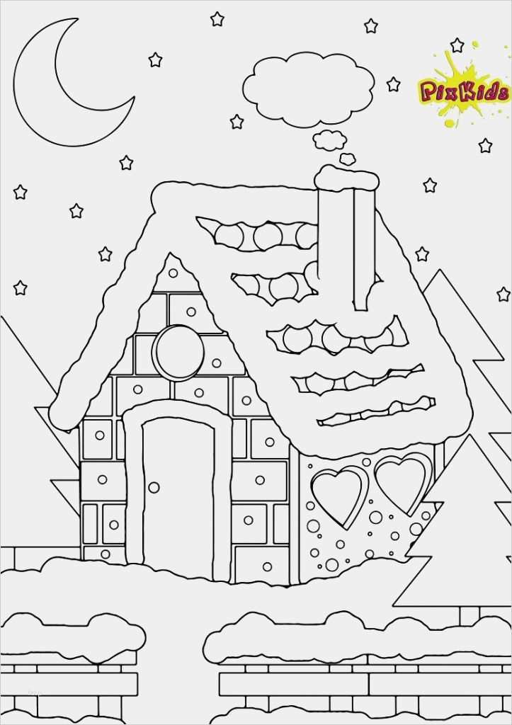 Lebkuchenhaus Vorlage Zum Ausdrucken Schönste Ausmalbild Lebkuchenhaus Kostenlose Malvorlage